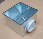 Plenum de chapa para difusor rotacional