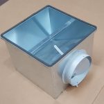 Plenum de chapa para difusor rotacional